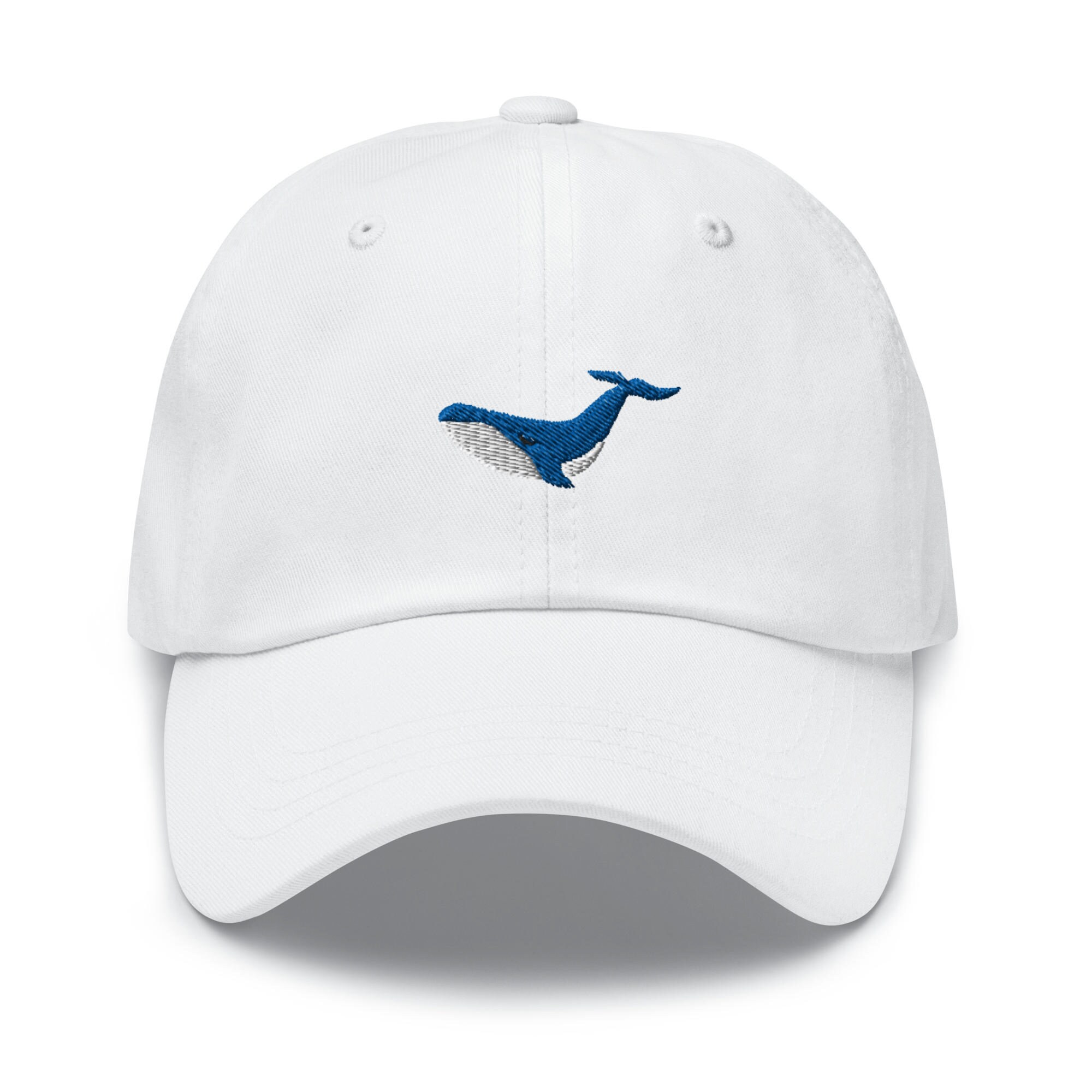 Blue Whale Embroidered Dad Cap - Trendy Fit Comfortable Baseball Hat Gift image 1