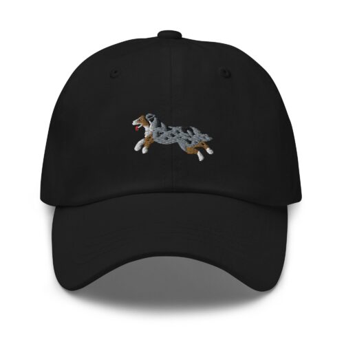 Australian Shepherd Embroidered Baseball Cap - Cute Aussie Dog Parent Gift 6 Panel Dad Hat image 0