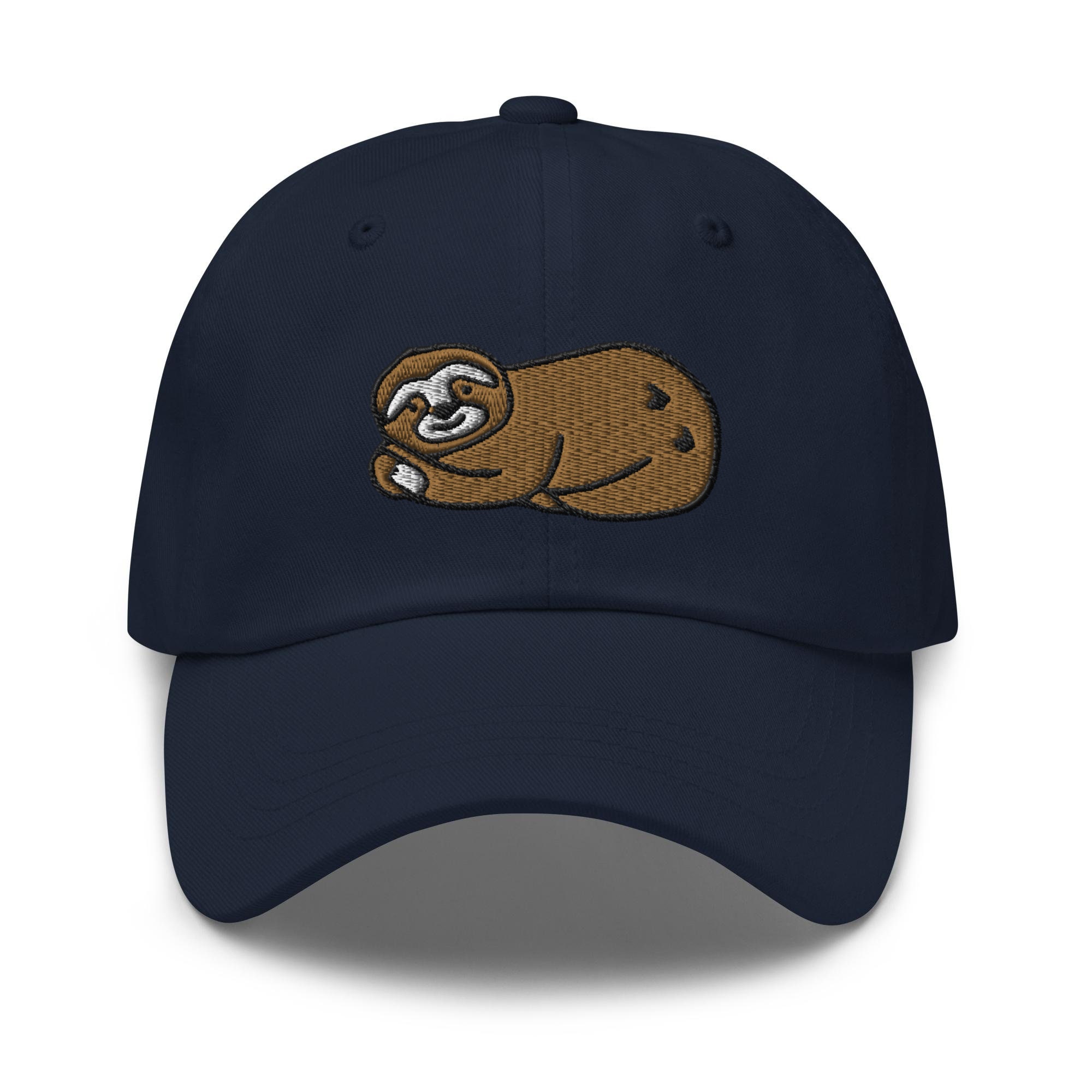 Sloth Embroidered Dad Cap - Trendy Fit Comfortable Baseball Hat Gift image 3