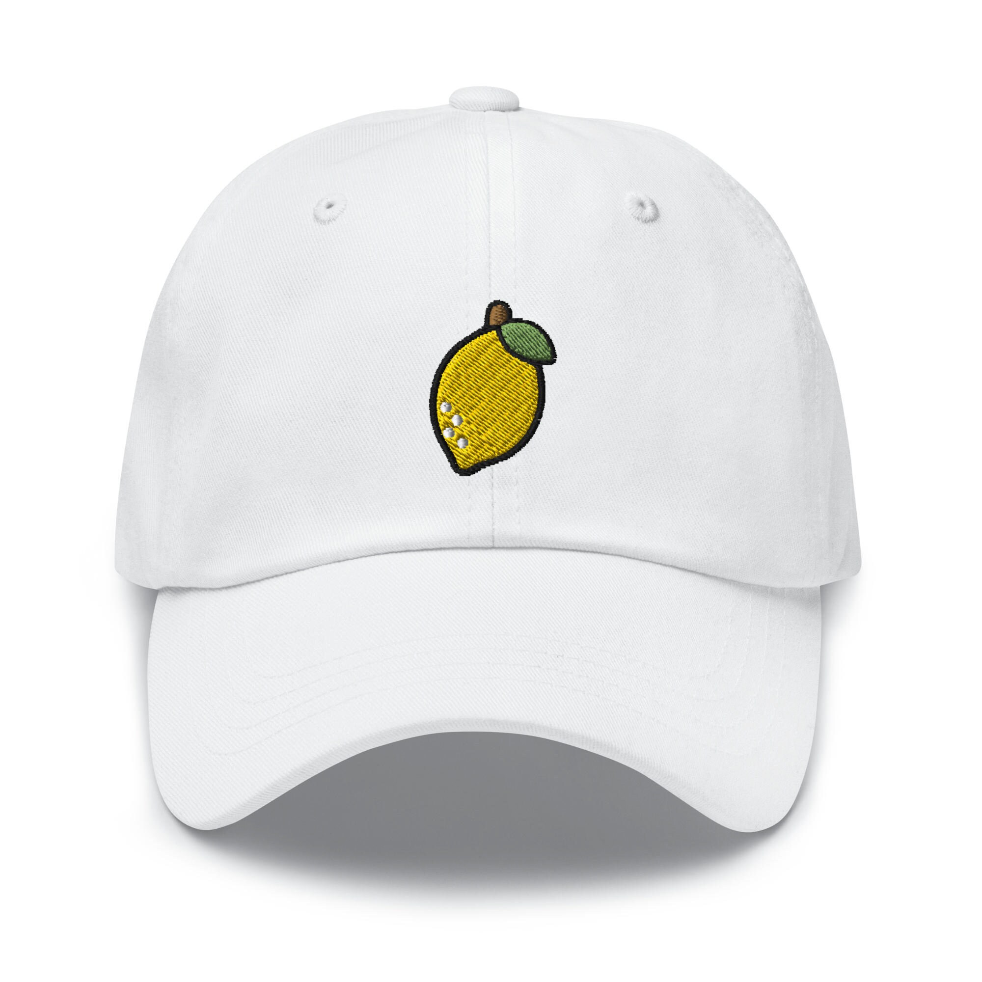 Yellow Lemon Embroidered Dad Cap - Trendy Fit Comfortable Baseball Hat Gift image 3