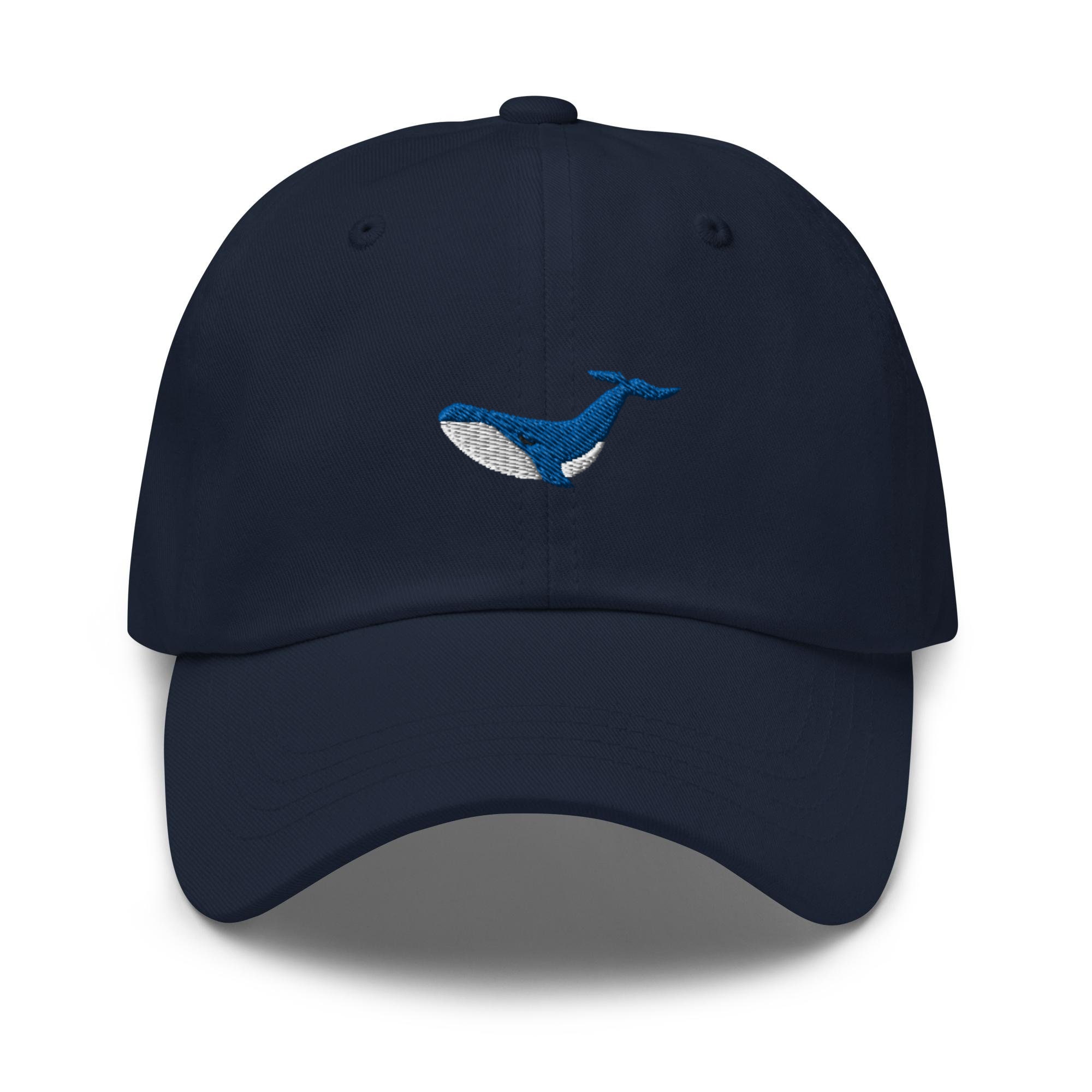 Blue Whale Embroidered Dad Cap - Trendy Fit Comfortable Baseball Hat Gift image 2