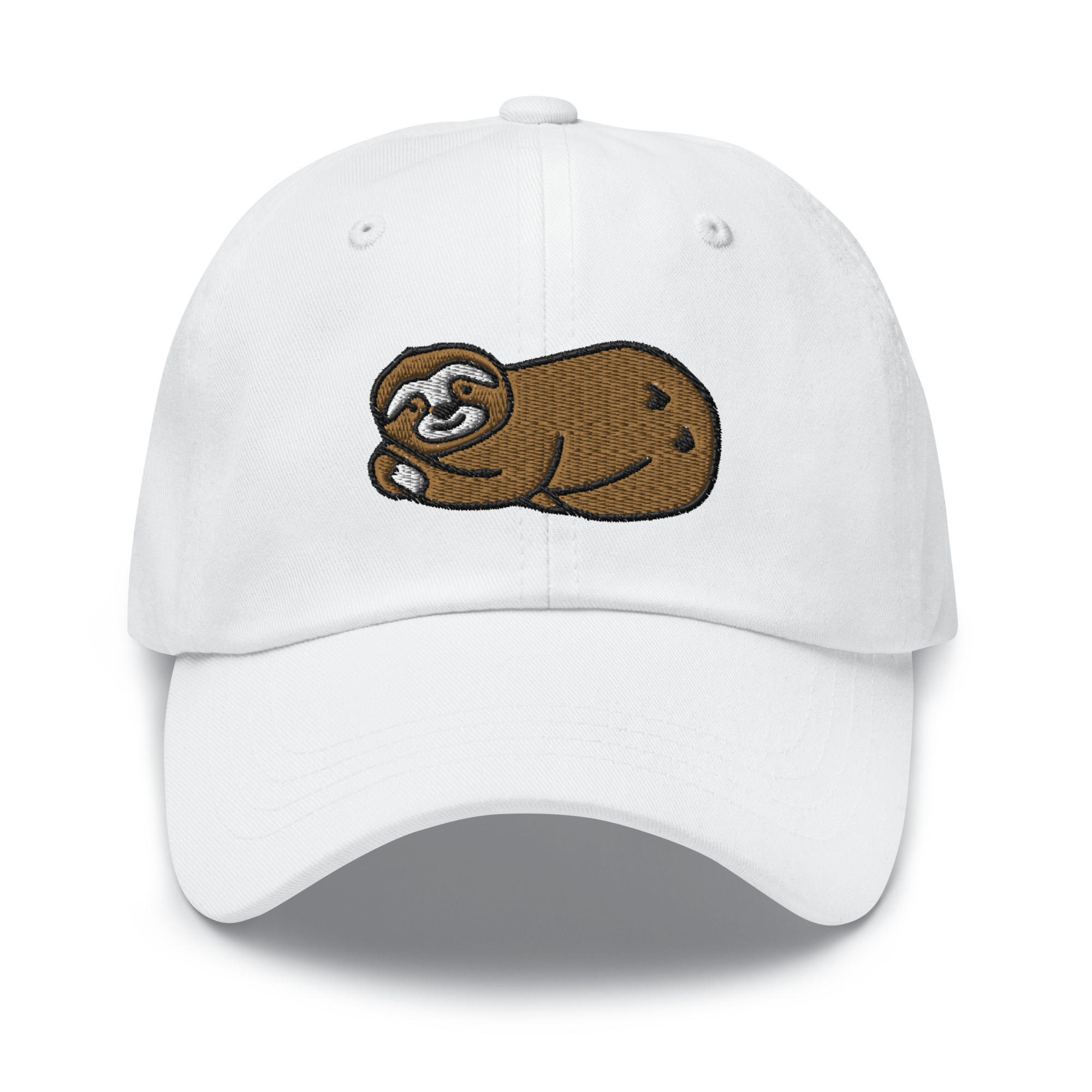 Sloth Embroidered Dad Cap - Trendy Fit Comfortable Baseball Hat Gift image 1