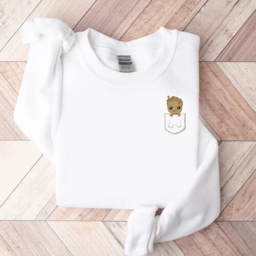 Baby G Pocket Embroidered Sweatshirt Custom Baby Clothing Gift image 0