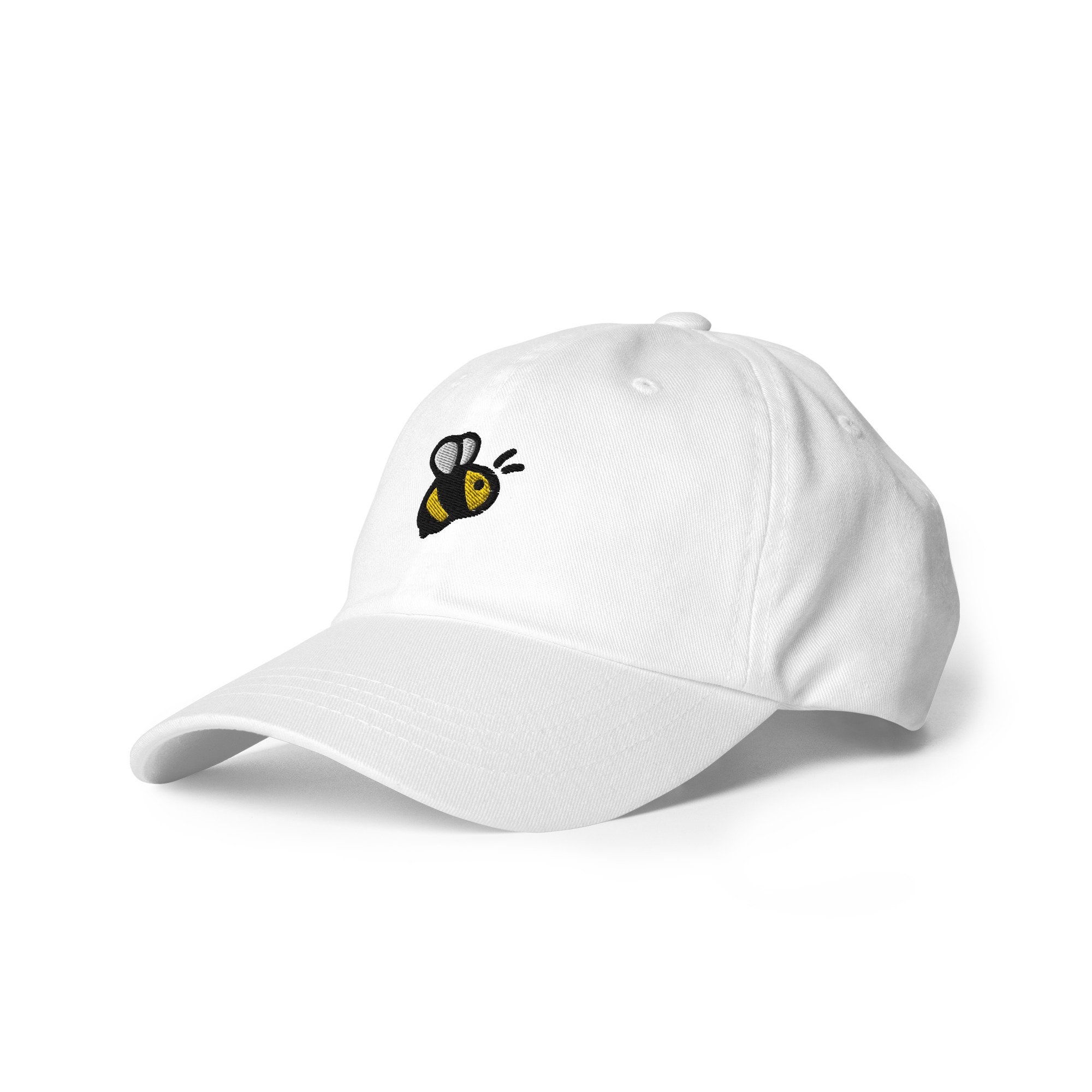 Unisex Embroidered Bee Baseball Cap Adjustable Dad Hat image 1