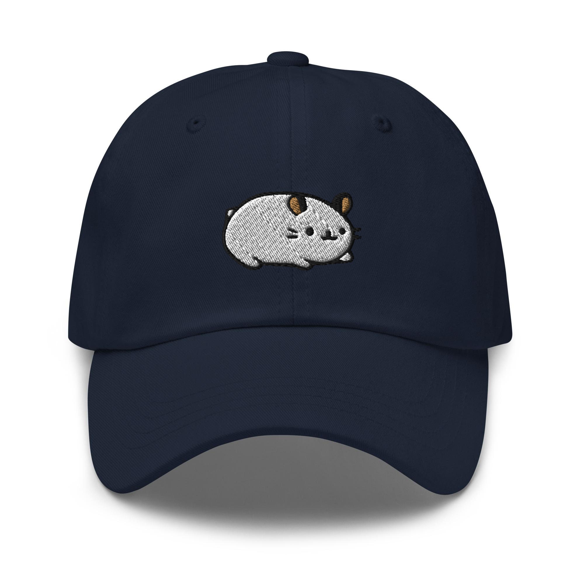 Cute Hamster Embroidered Dad Cap - Trendy Fit Comfortable Baseball Hat Gift image 2