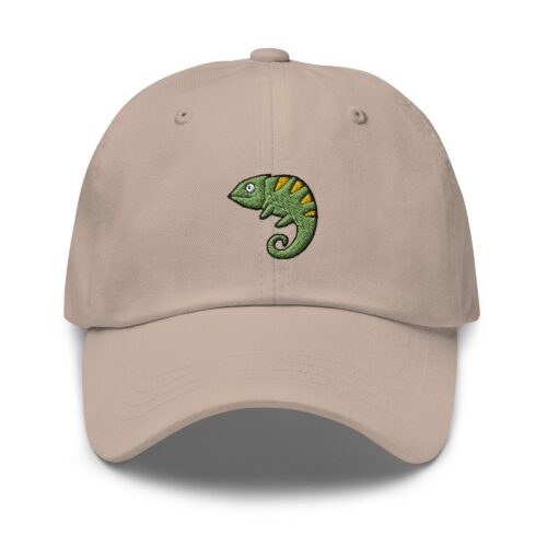 Chameleon Embroidered Dad Hat - Trendy Fit Comfortable Baseball Hat Gift image 0