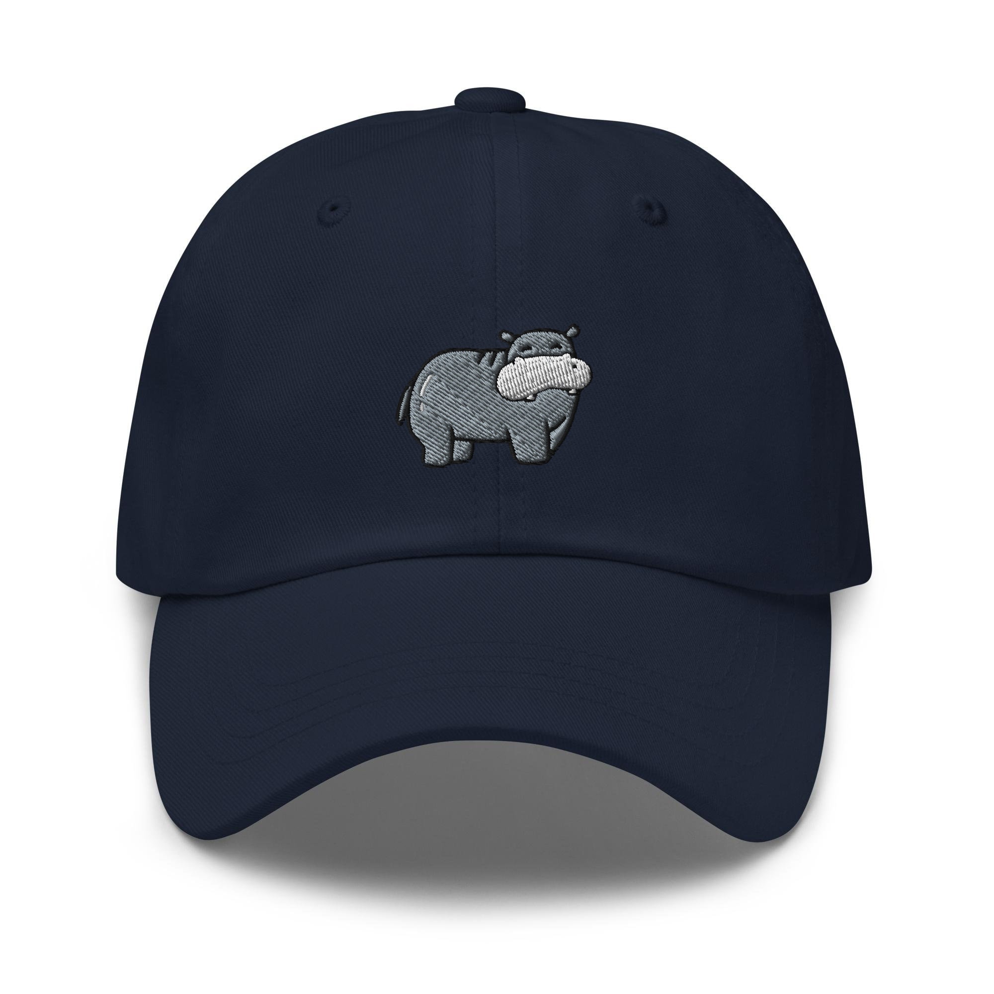 Cute Hippo Dad Cap - Trendy Comfortable Baseball Hat Gift image 1