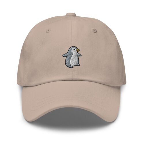 Baby Penguin Embroidered Dad Cap - Trendy Fit Comfortable Baseball Hat Gift image 0