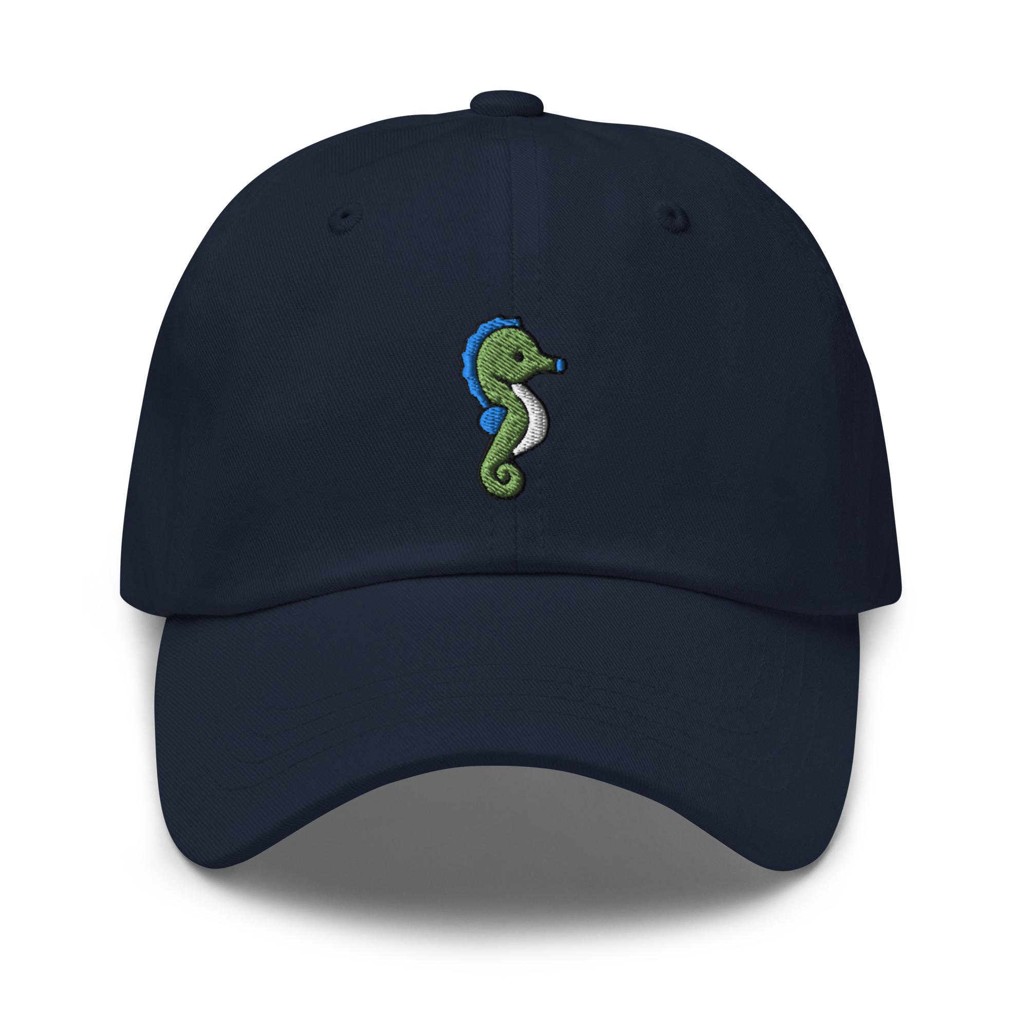 Seahorse Embroidered Dad Cap - Trendy Fit Comfortable Baseball Hat Gift image 2