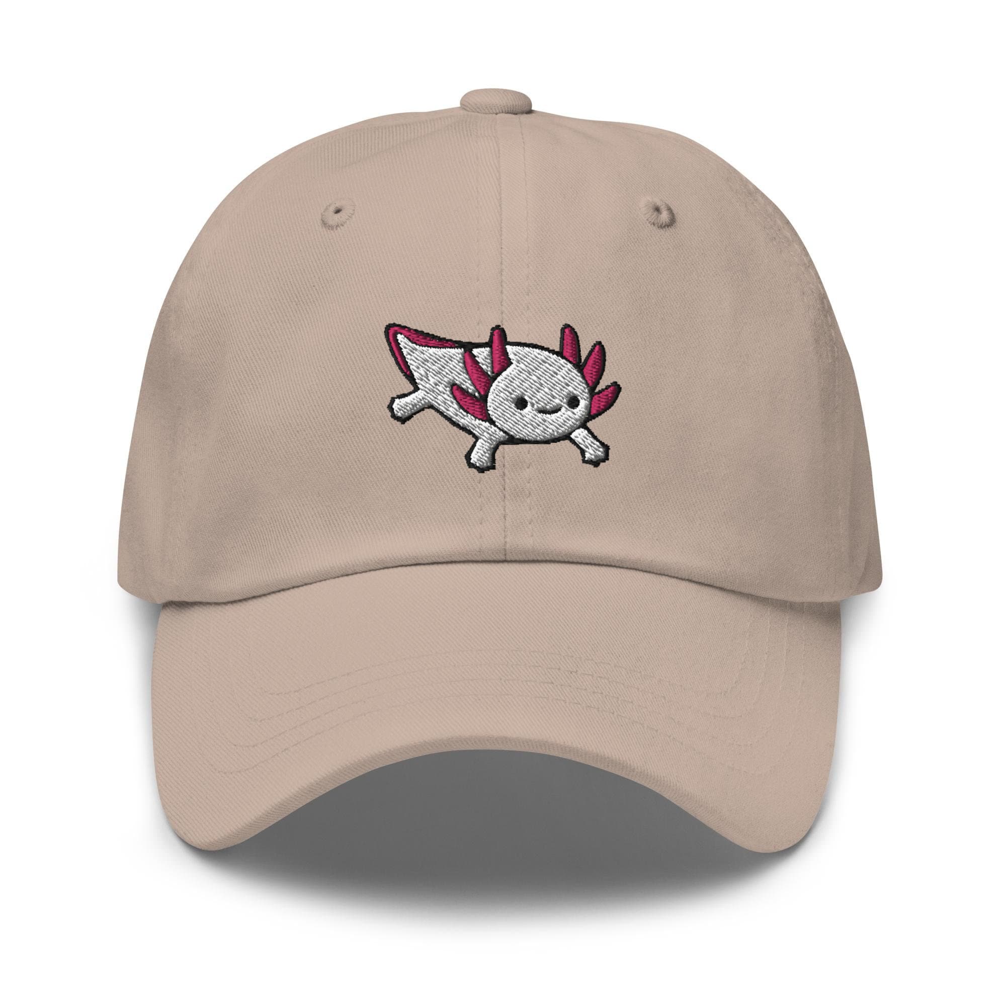 Axolotl Salamander Embroidered Dad Cap - Trendy Fit Comfortable Hat image 5