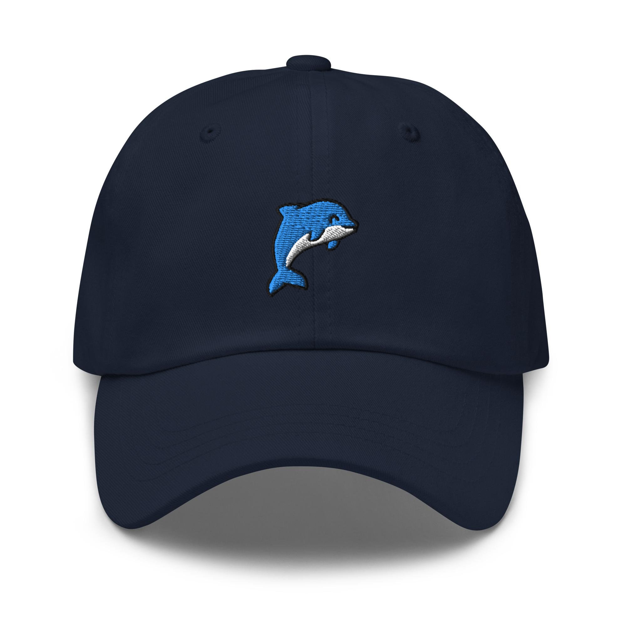 Cute Dolphin Embroidered Dad Cap - Trendy Fit Comfortable Hat image 2