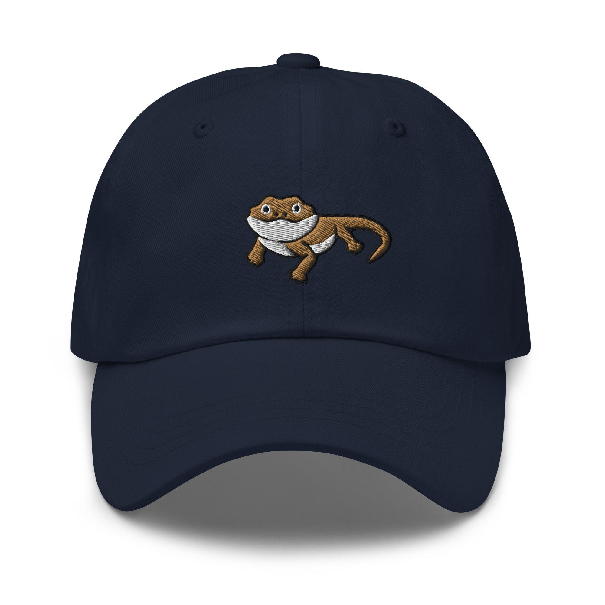 Bearded Dragon Lizard Embroidered Dad Cap - Trendy Fit - Comfortable Baseball Hat Gift image 2