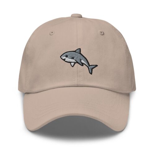 Cute Baby Shark Embroidered Dad Cap - Trendy Fit Comfortable Baseball Hat Gift image 0