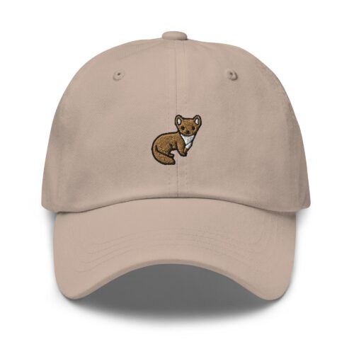 Ricky the Marten Embroidered Dad Cap - Trendy Fit Comfortable Baseball Hat Gift image 0