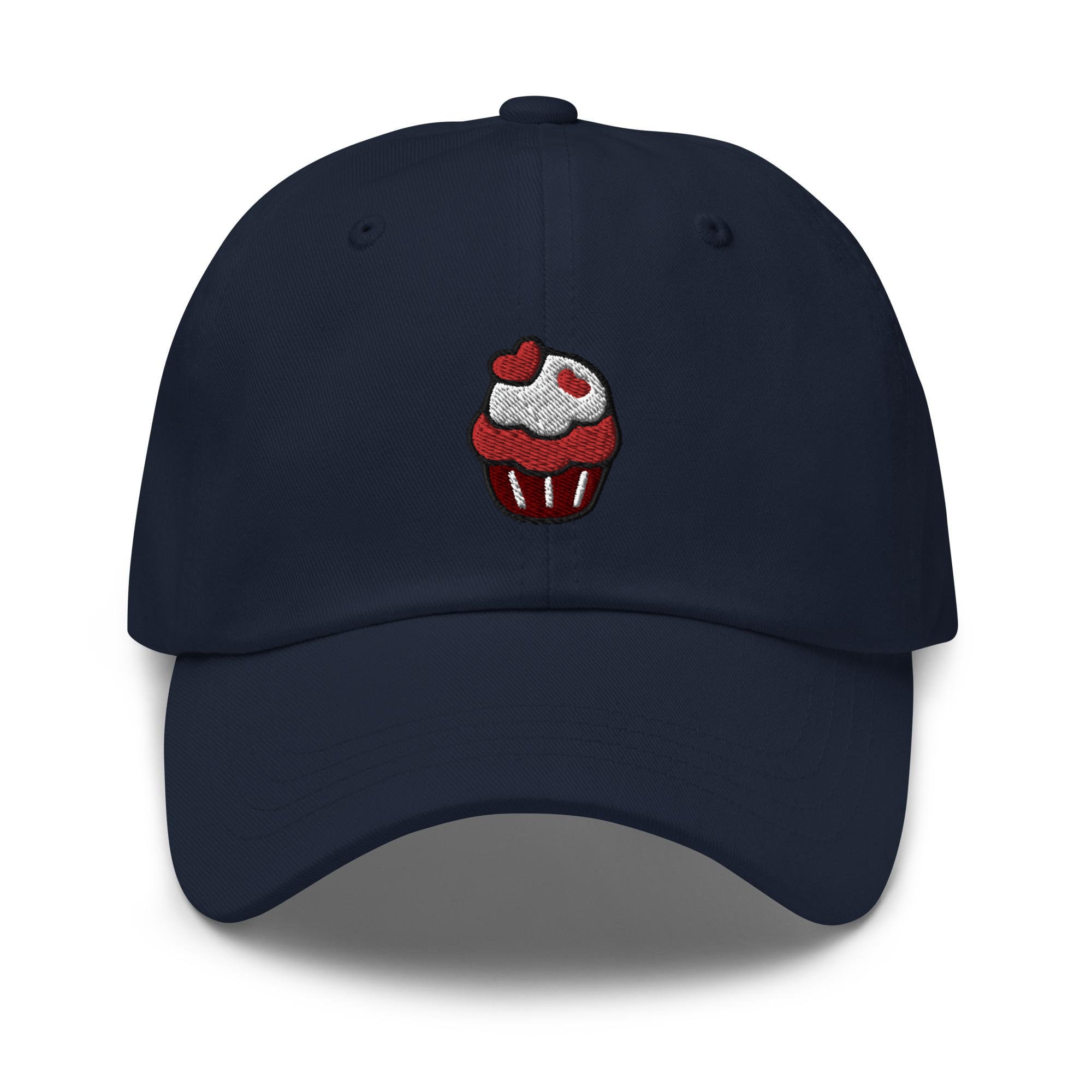 Red Velvet Cupcake Embroidered Dad Cap - Trendy Comfortable Baseball Hat Gift image 2