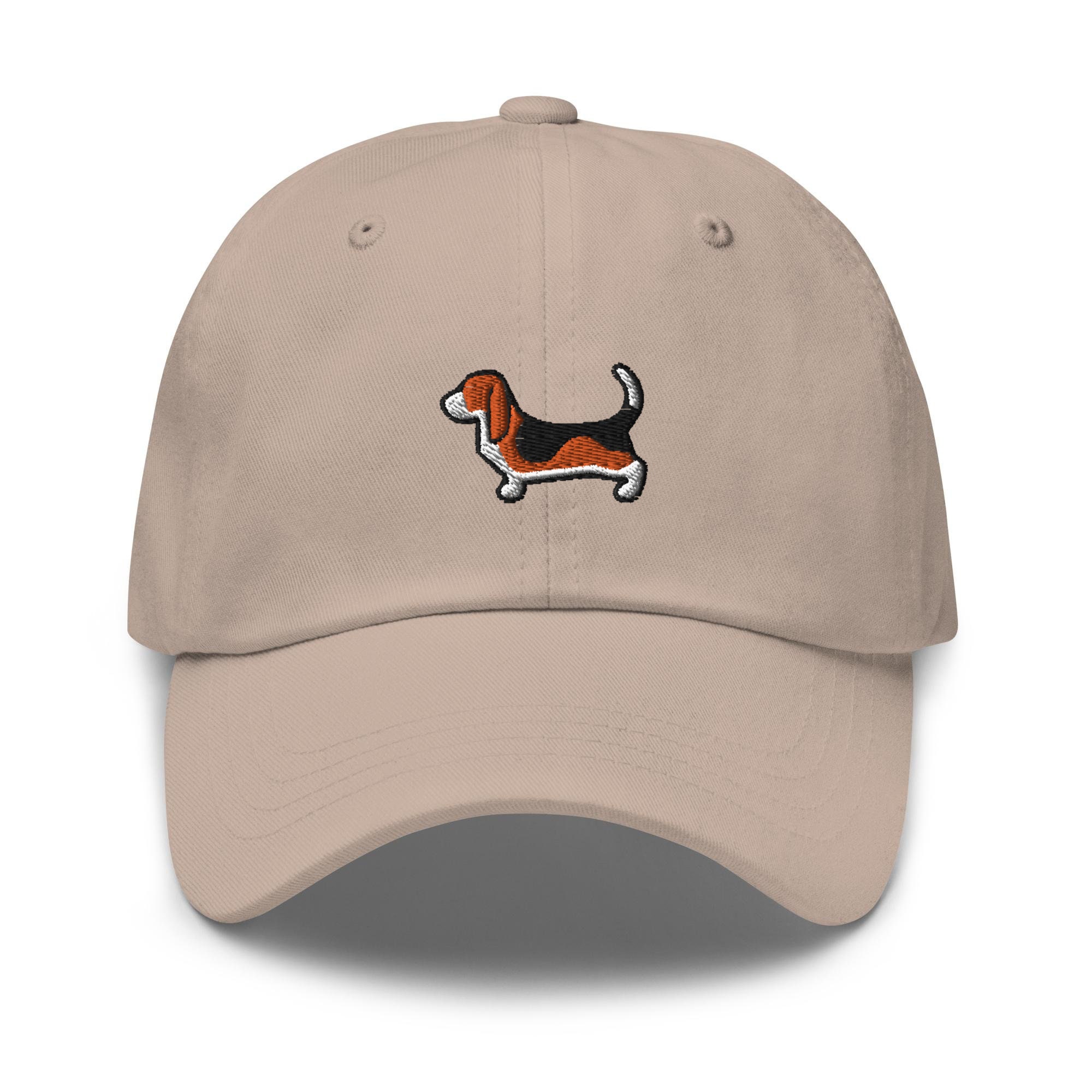 Basset Hound Embroidered Dad Cap - Trendy Comfortable Baseball Hat Gift image 1