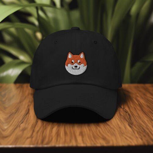 Shiba Inu Dad Hat - Embroidered Adjustable Baseball Cap - Unique Dog Lover Gift image 0