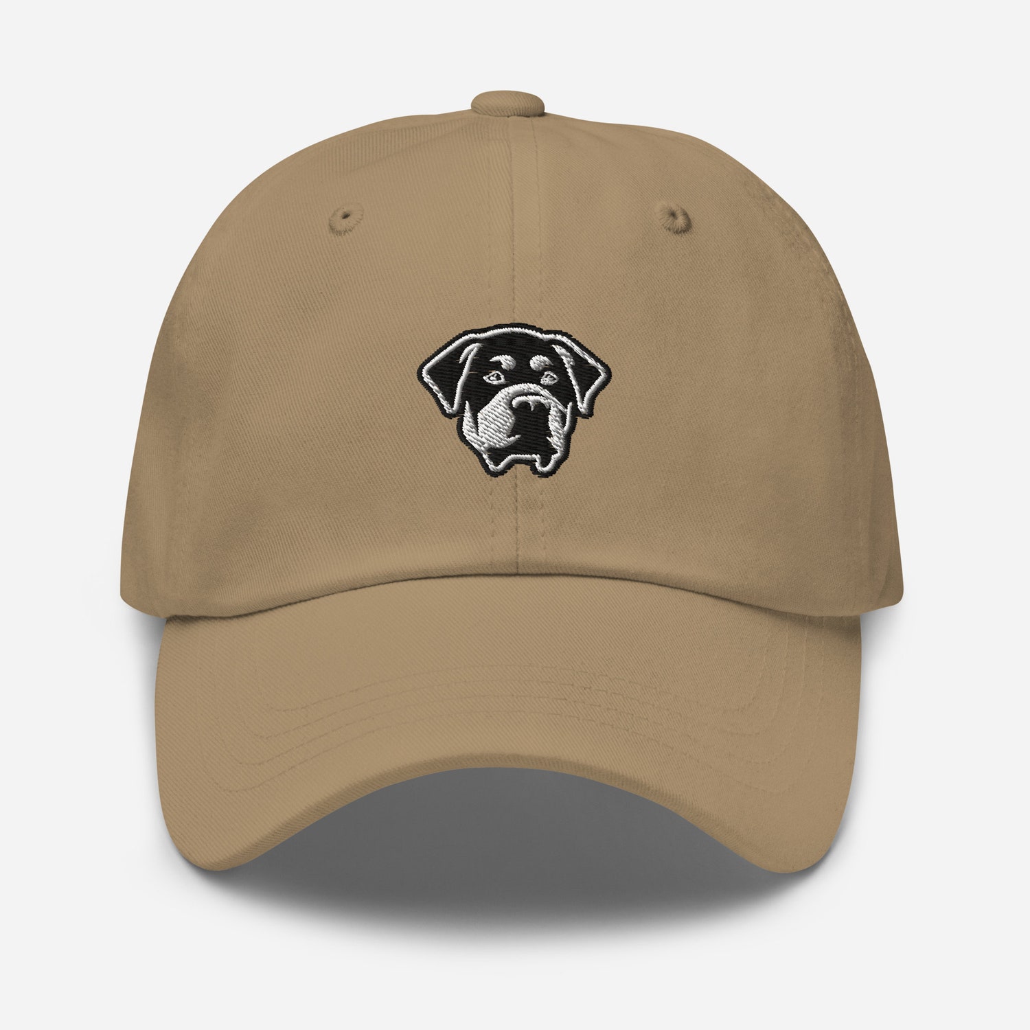 Rottweiler Embroidered Dad Hat - Rottie Dog Adjustable Baseball Cap - Puppy Lovers Gift image 4