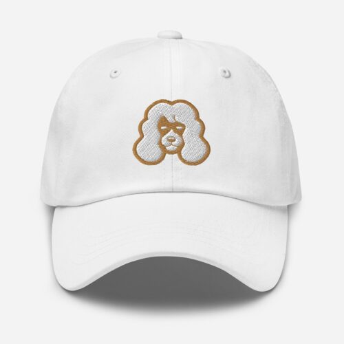 Poodle Embroidered Dad Hat - Adjustable Baseball Cap - Puppy Lovers Gift image 1