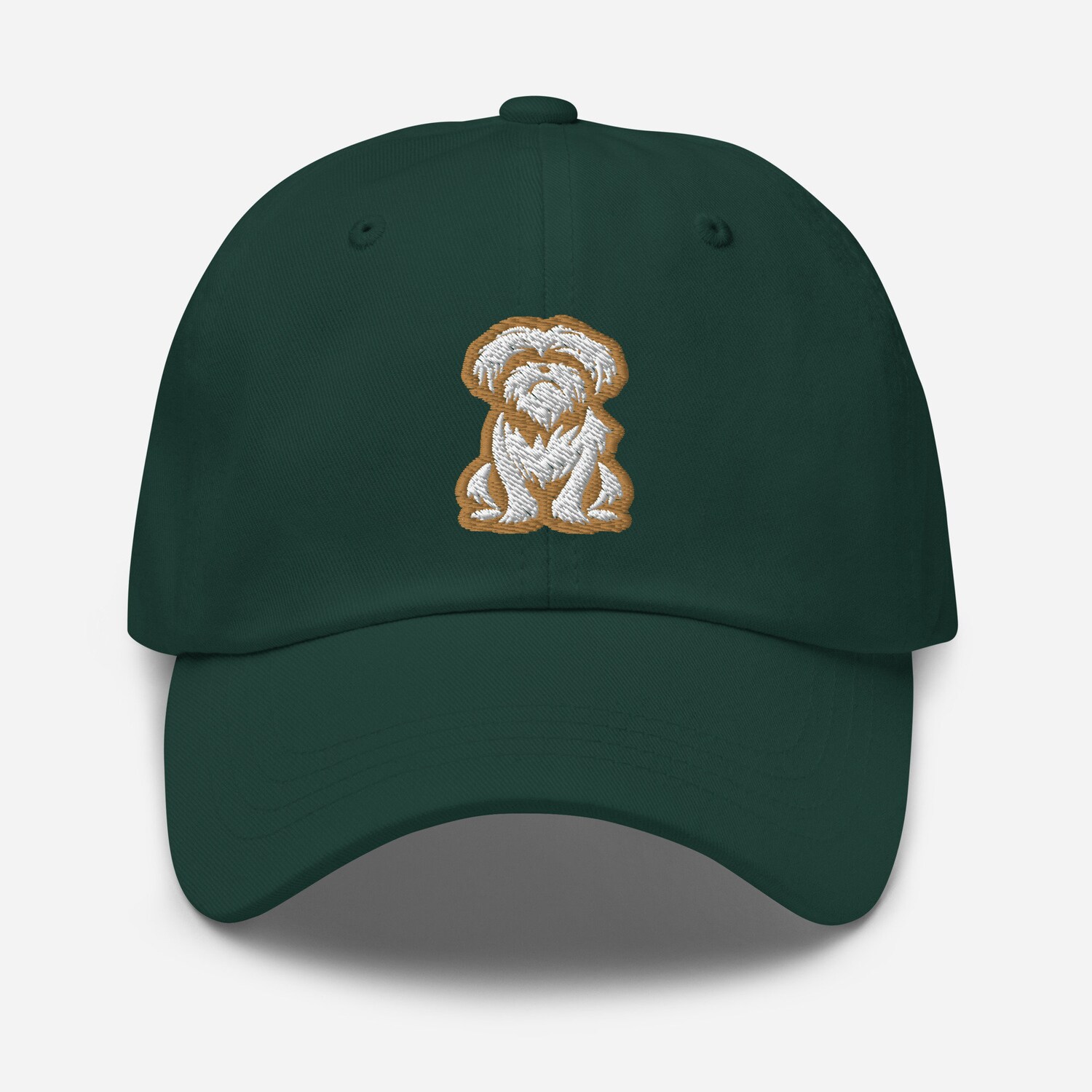 Shih Tzu Embroidered Adjustable Dad Hat - Unique Dog Emblem Baseball Cap Gift for Puppy Lovers image 4