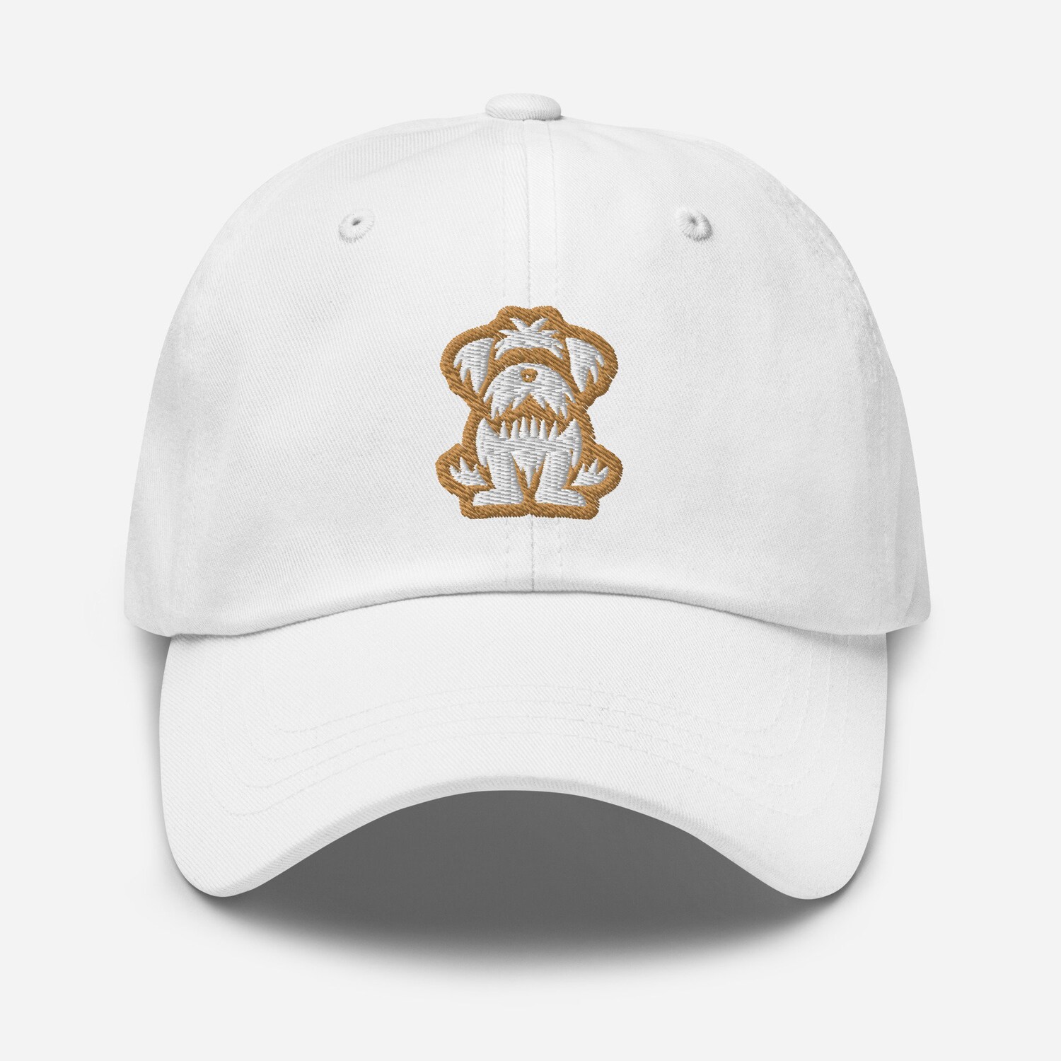 Shih-Poo Dad Hat - Embroidered Shih Tzu Poodle Baseball Cap Dog Lover Gift image 1