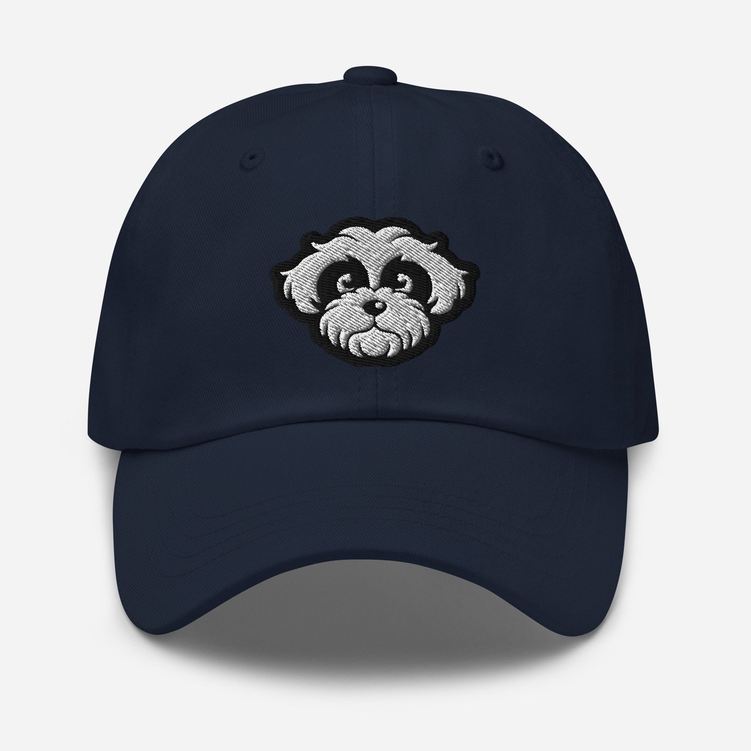 Shih Poo Dad Hat - Embroidered Adjustable Baseball Cap for Shih Tzu Poodle Mix Lovers image 1