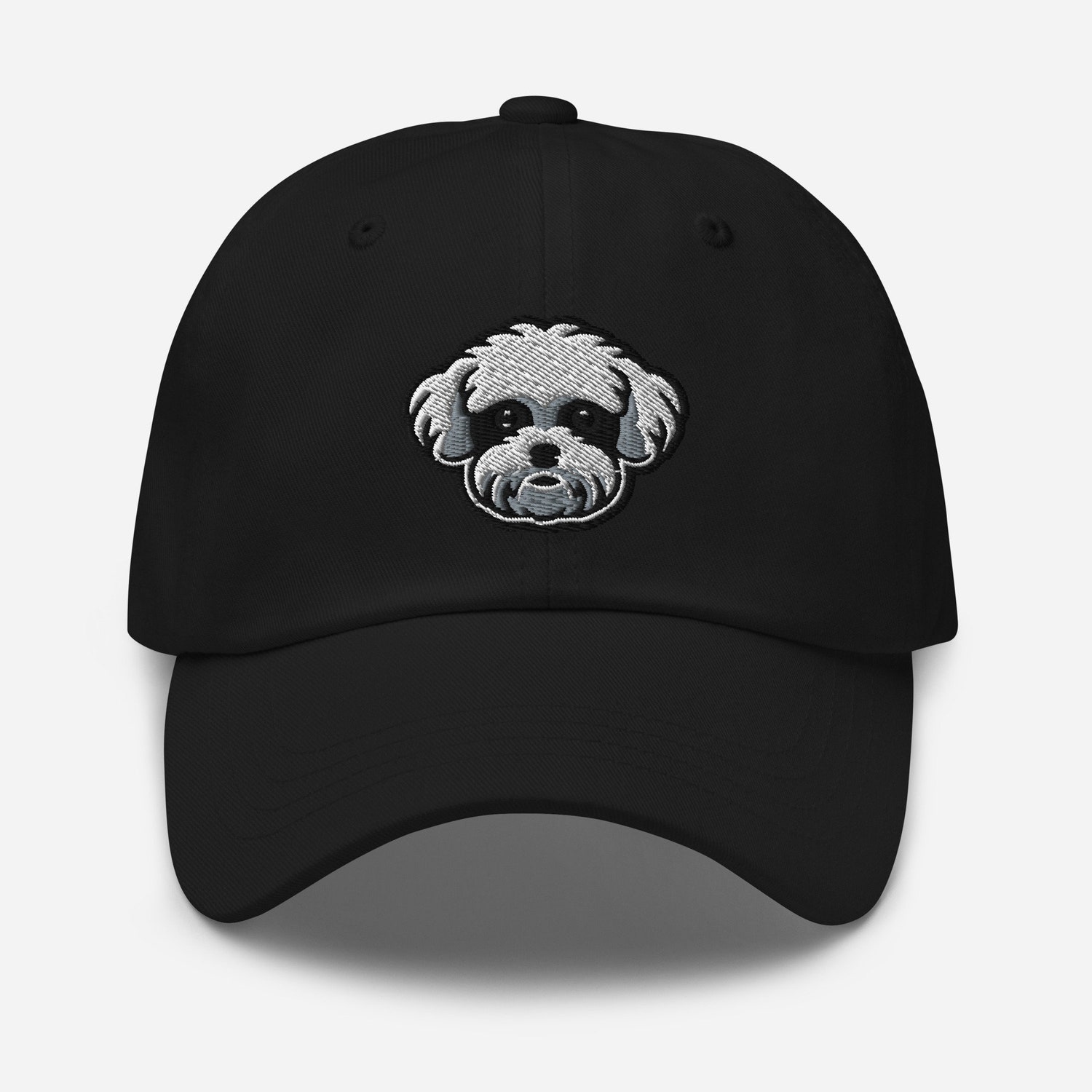 Shih-Poo Dad Hat - Embroidered Adjustable Baseball Cap for Shih Tzu Poodle Mix Lovers image 1