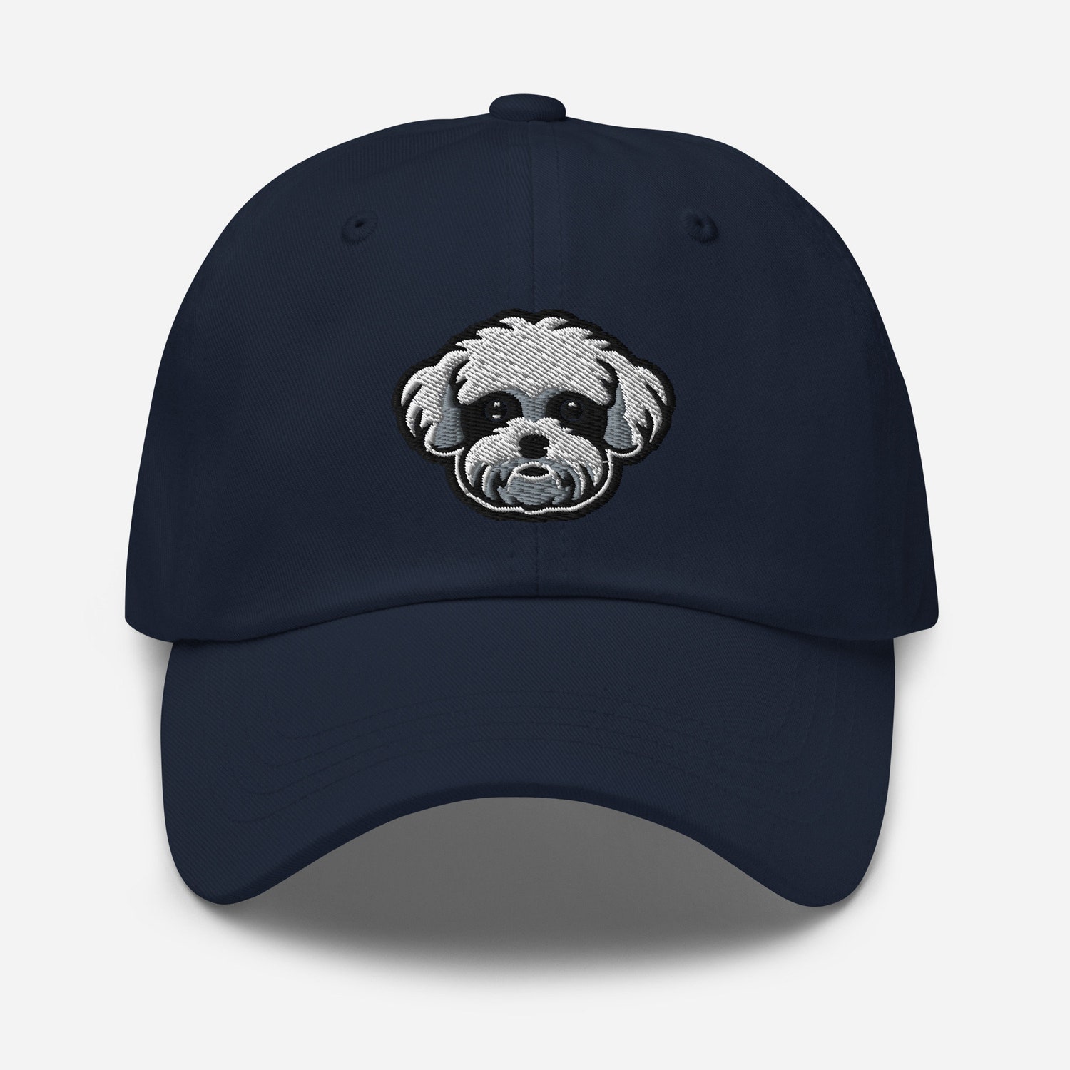 Shih-Poo Dad Hat - Embroidered Adjustable Baseball Cap for Shih Tzu Poodle Mix Lovers image 2