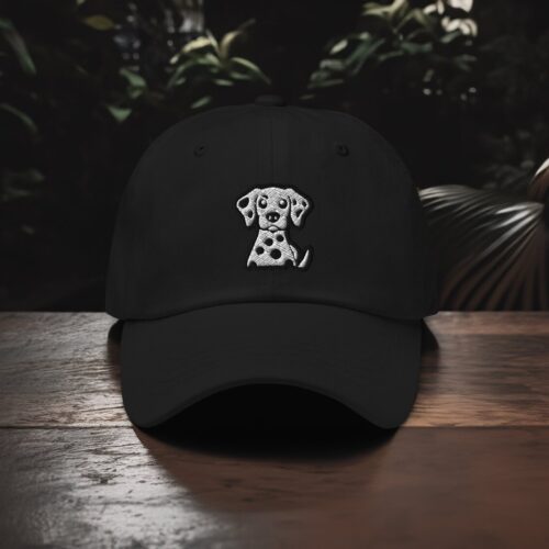 Dalmatian Embroidered Dog Dad Hat - Unique Gift for Puppy Lovers image 0