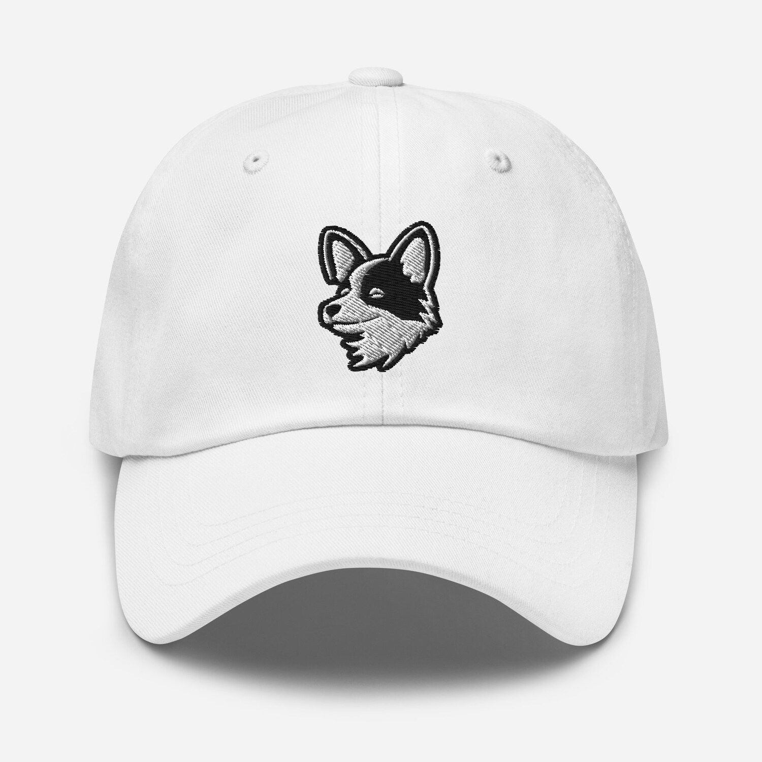 Pembroke Welsh Corgi Embroidered Hat - Adjustable Dog Baseball Cap Gift for Corgi Lovers image 2