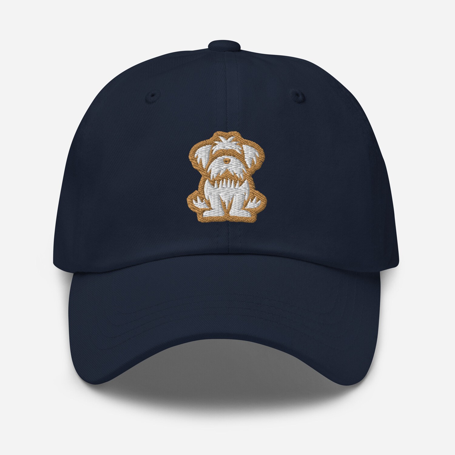 Shih-Poo Dad Hat - Embroidered Shih Tzu Poodle Baseball Cap Dog Lover Gift image 2