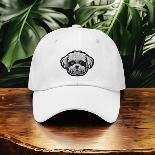 Shih-Poo Dad Hat - Embroidered Adjustable Baseball Cap for Shih Tzu Poodle Mix Lovers image 0