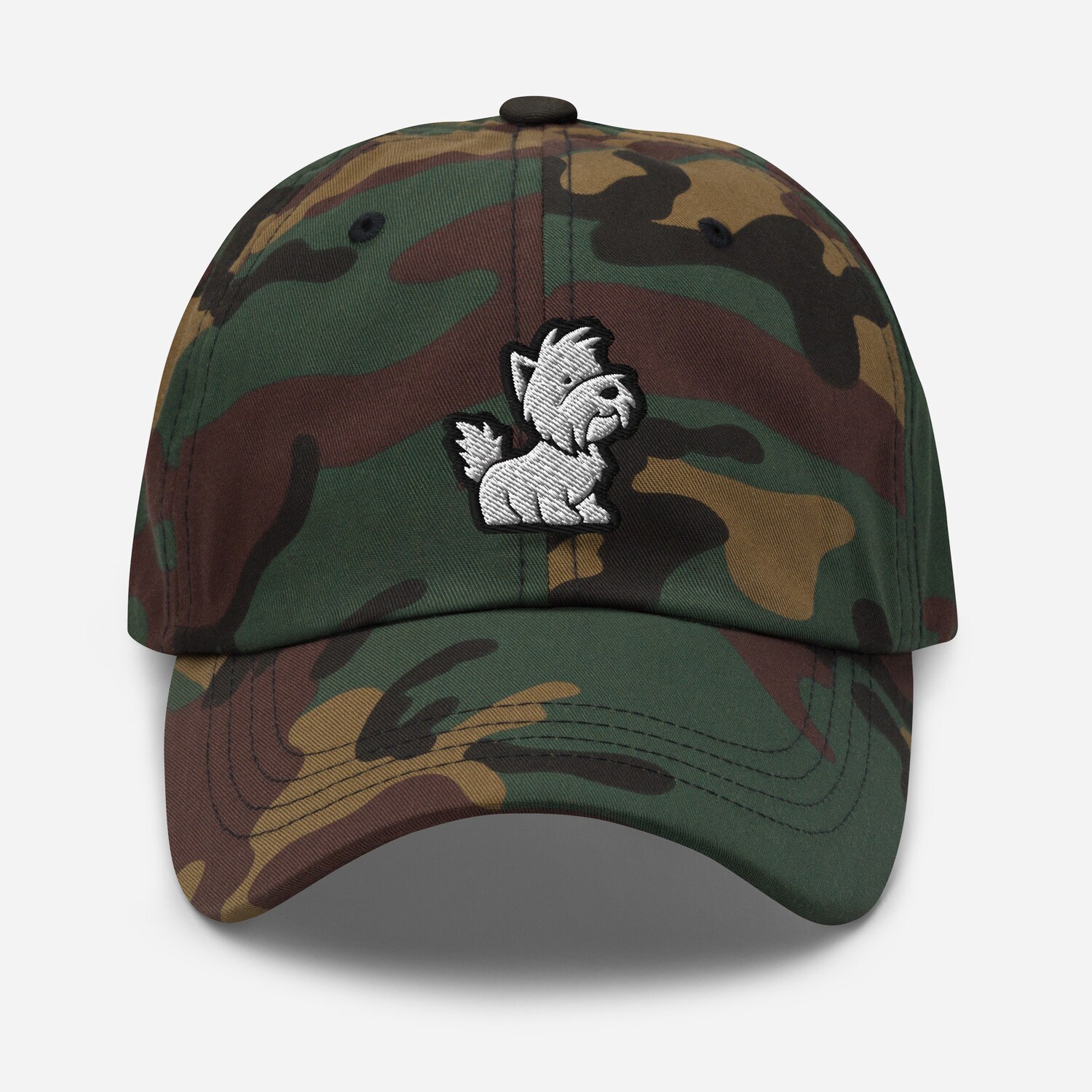 West Highland White Terrier Embroidered Dad Hat - Unique Gift for Dog Lovers image 5