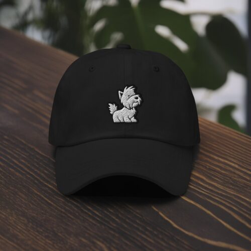 West Highland White Terrier Embroidered Dad Hat - Unique Gift for Dog Lovers image 0