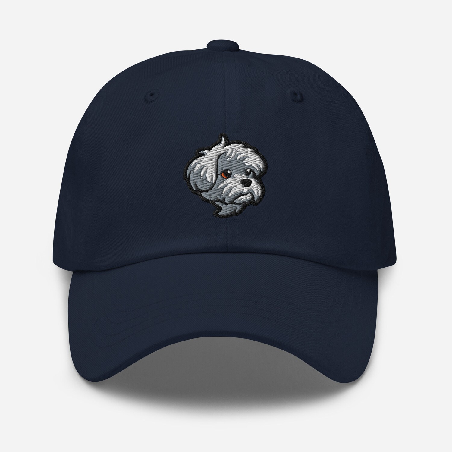 Maltese Embroidered Dad Hat - Adjustable Baseball Cap for Dog Lovers - Unique Gift for Parents image 1