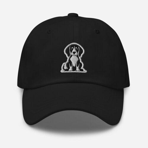 Beagle Embroidered Dad Hat - Adjustable Baseball Cap Unique Gift for Dog Lovers image 1