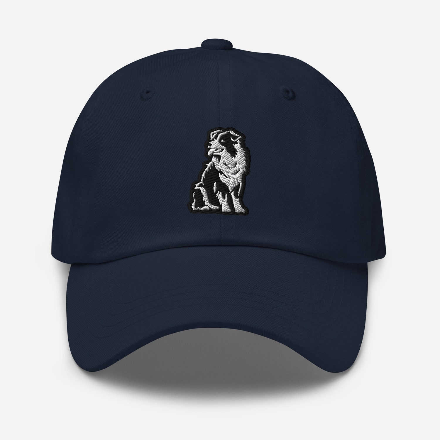 Australian Shepherd Embroidered Dad Hat - Dog Baseball Cap Gift for Pet Lovers image 1