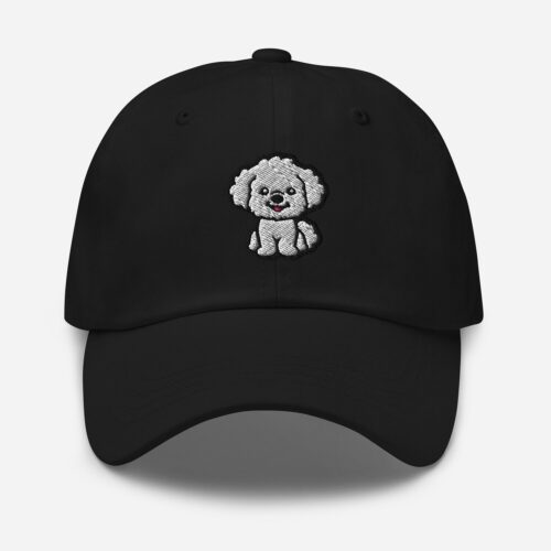 Bichon Frisé Dad Hat - Embroidered Adjustable Dog Baseball Cap - Gift for Puppy Lovers image 1