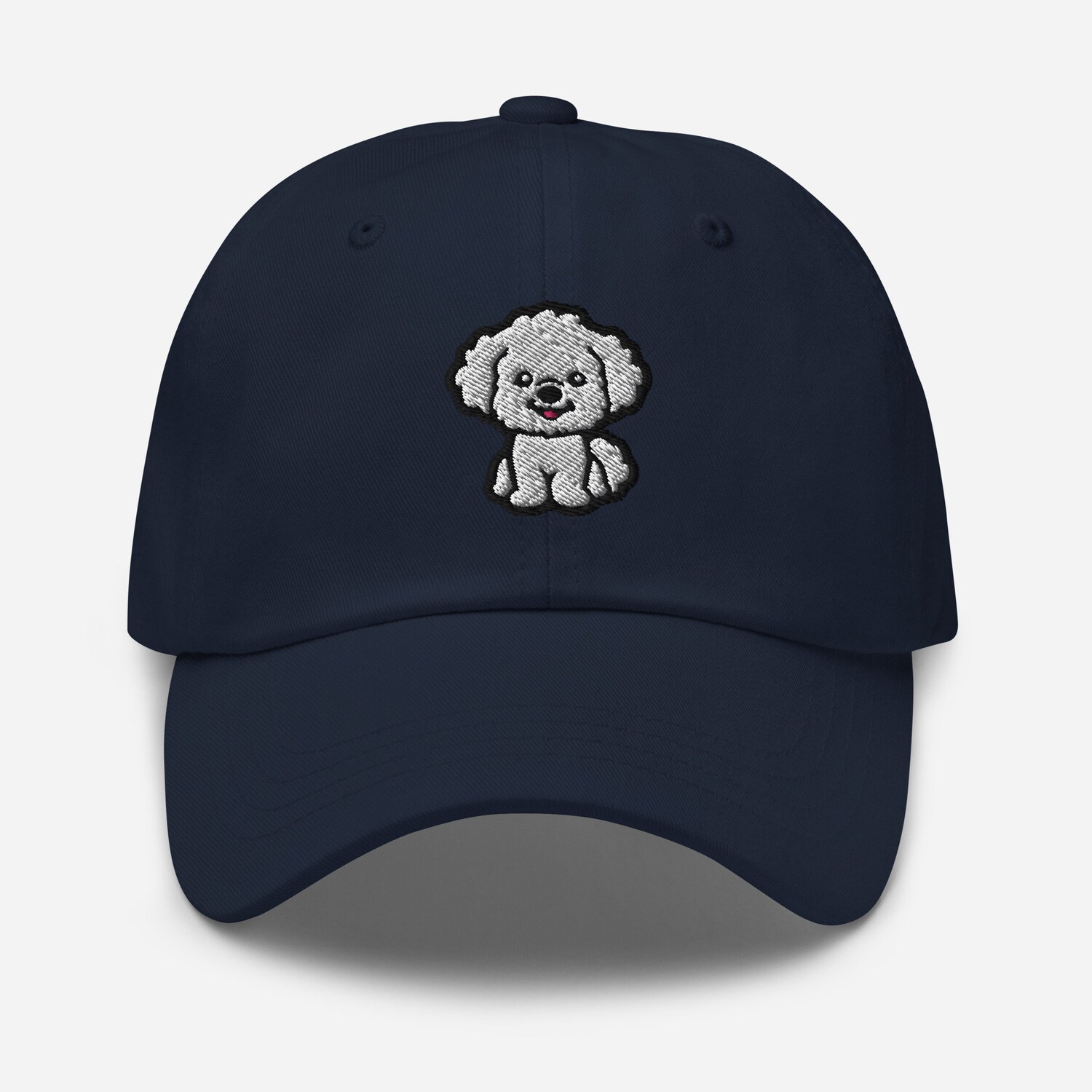 Bichon Frisé Dad Hat - Embroidered Adjustable Dog Baseball Cap - Gift for Puppy Lovers image 2