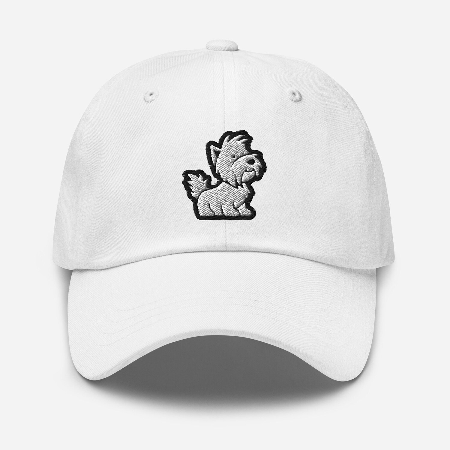 West Highland White Terrier Embroidered Dad Hat - Unique Gift for Dog Lovers image 9