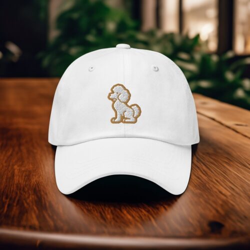 Poodle Dad Adjustable Embroidered Baseball Cap - Unique Gift for Dog Lovers image 0