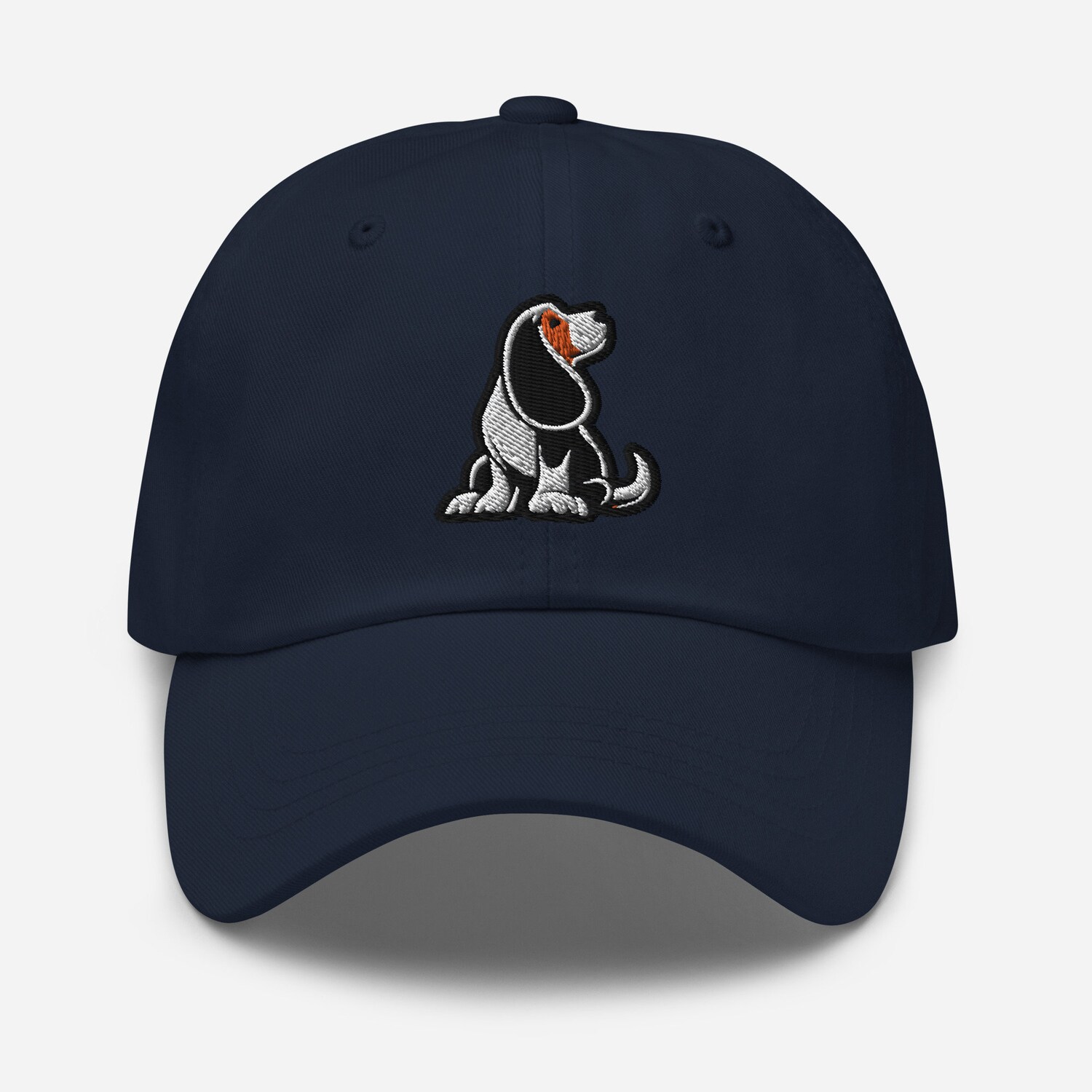 Basset Hound Embroidered Dog Dad Hat - Adjustable Baseball Cap - Unique Gift for Dog Lovers image 2