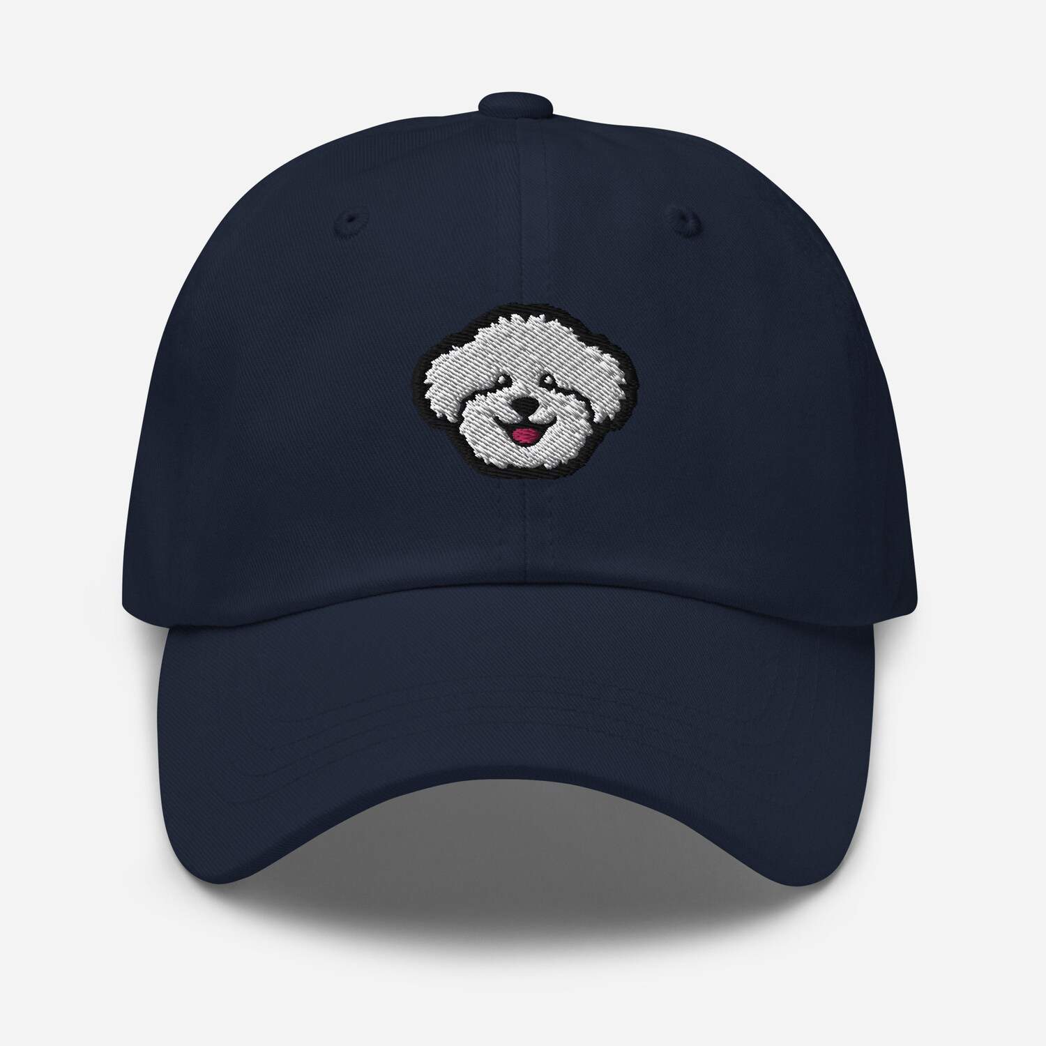 Bichon Frisé Dad Hat - Embroidered Adjustable Baseball Cap - Dog Lover Gift for Moms and Dads image 1