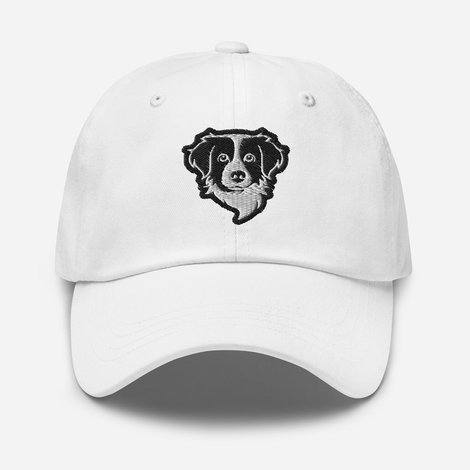 Brittany Spaniel Embroidered Baseball Cap - Black and White Adjustable Hat for Dog Lovers image 9