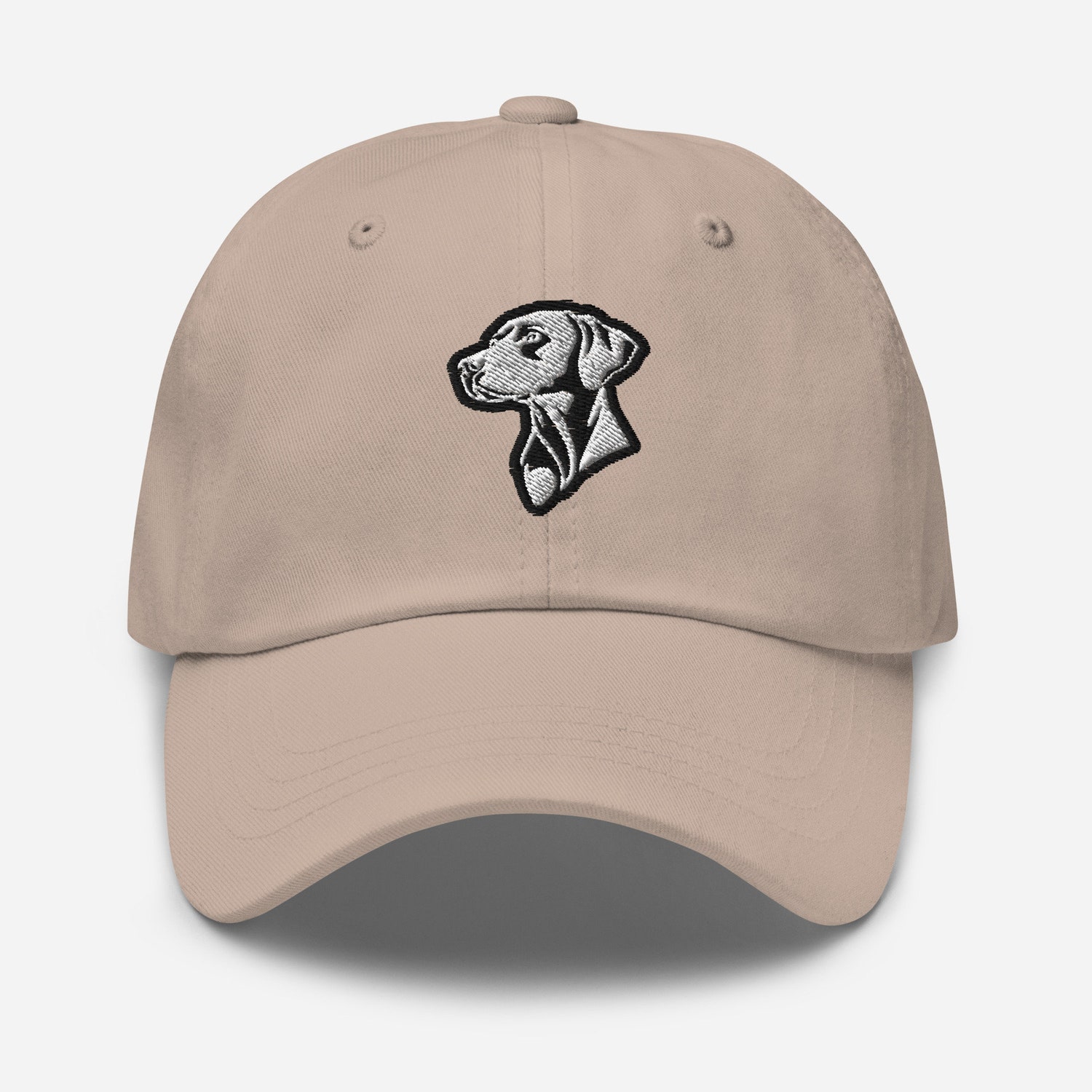 Weimaraner Black and White Embroidered Dad Hat - Adjustable Baseball Cap for Dog Lovers image 7