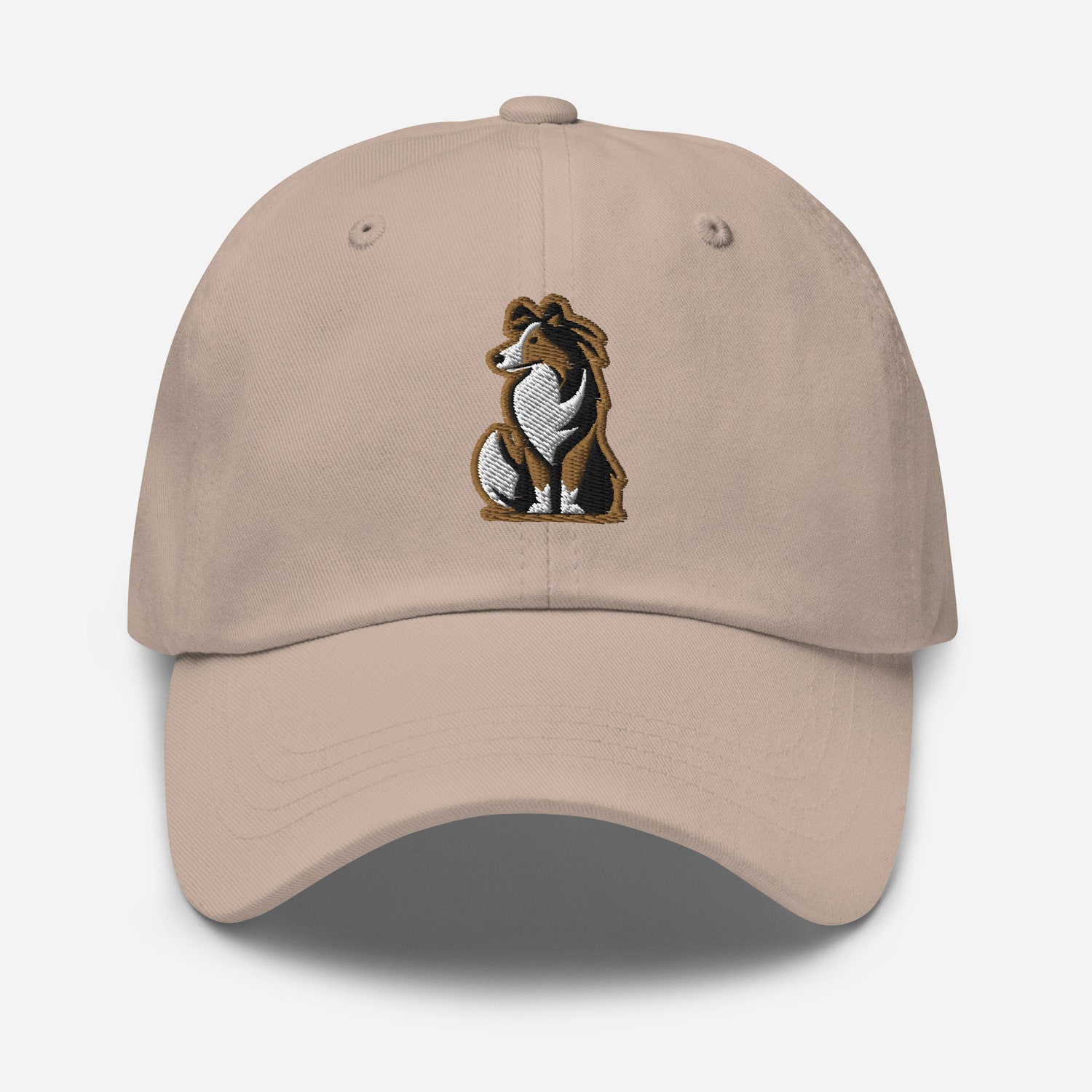 Shetland Sheepdog Dad Hat – Embroidered Adjustable Baseball Cap Gift for Dog Lovers image 7