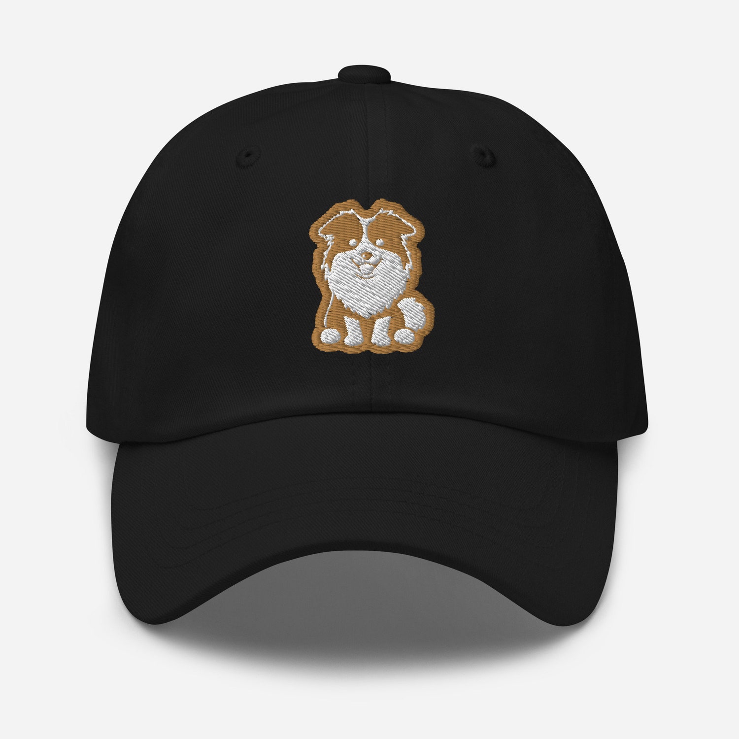 Shetland Sheepdog Dad Hat - Embroidered Dog Adjustable Baseball Cap Gift for Dog Lovers image 2