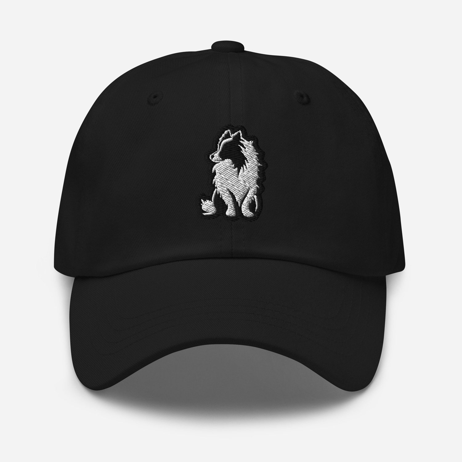 Shetland Sheepdog Dad Hat - Embroidered Adjustable Baseball Cap Gift for Dog Lovers image 1