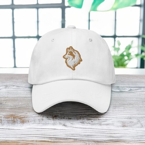 Shetland Sheepdog Dad Hat - Embroidered Adjustable Baseball Cap - Gift for Dog Lovers image 0