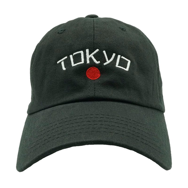 Tokyo Black Dad Hat - Stylish Unisex Adjustable Baseball Cap image 1